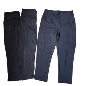 Skechers Go Walk Leggings Bundle of 3 Women’s Small Black Mid‑Calf